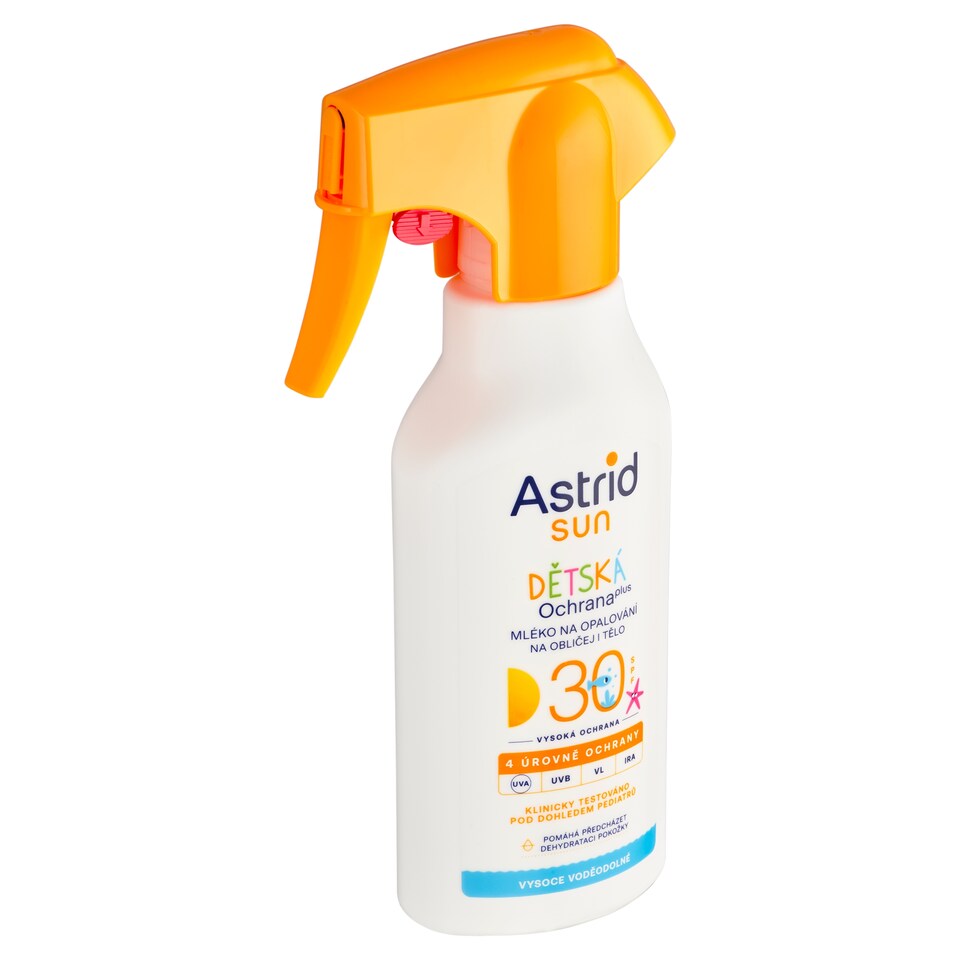 image 1 of Astrid Sun Detské mlieko na opaľovanie v spreji SPF 30 200 ml