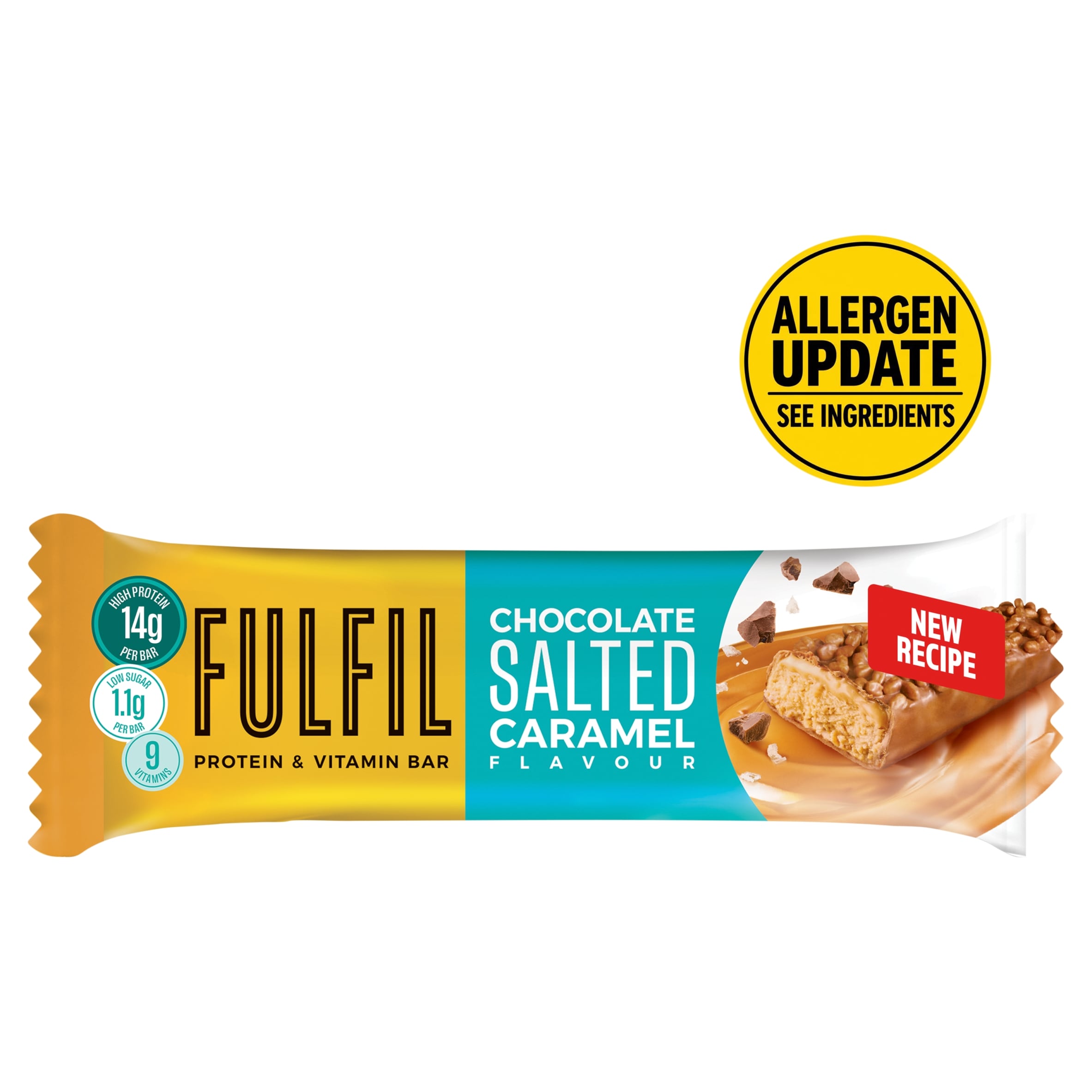 Fulfil Chocolate Salted Caramel Protein & Vitamin Bar 40g