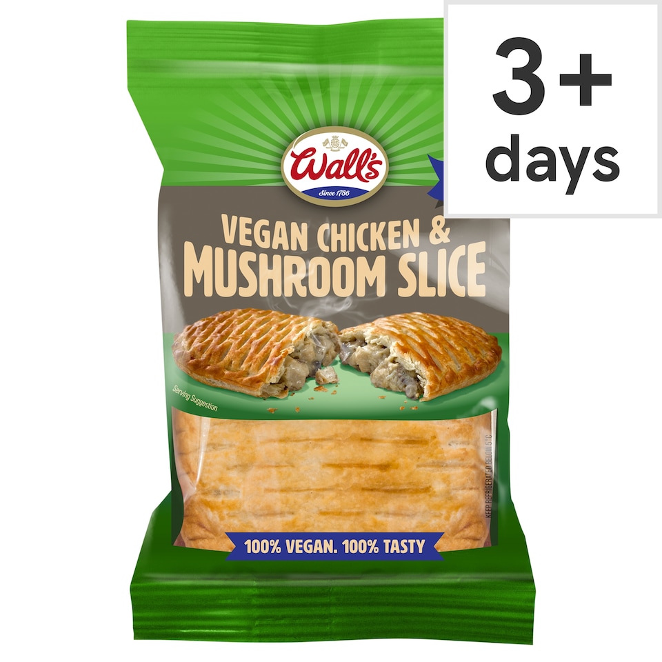 Wall's Vegan Chicken & Mushroom Slice 180g