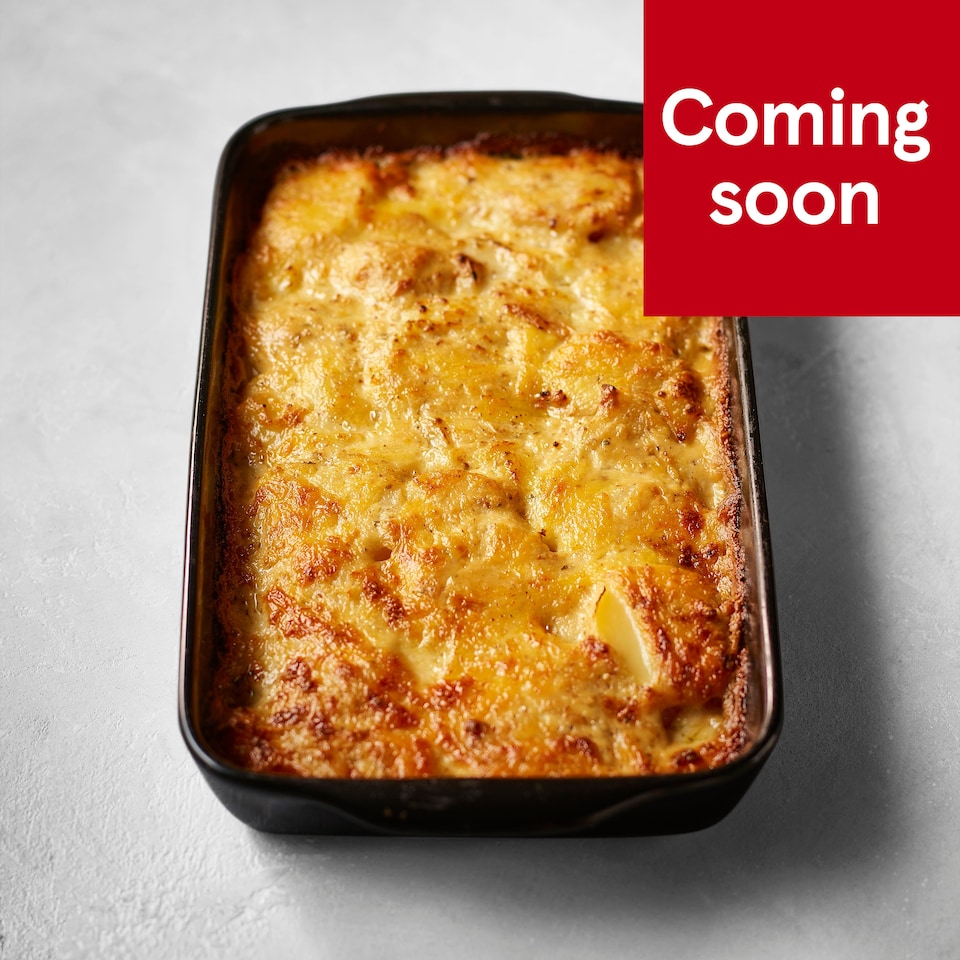 68. Tesco Finest Rarebit Dauphinoise Potatoes 800g (Serves 8)