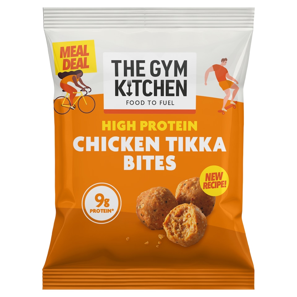 image 1 of The Gym Kitchen Chicken Tikka Bites 45g