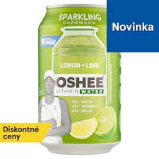 Oshee Vitamin Water Carbonated Non-Alcoholic Drink with Lemon and Lime Flavor 330 ml