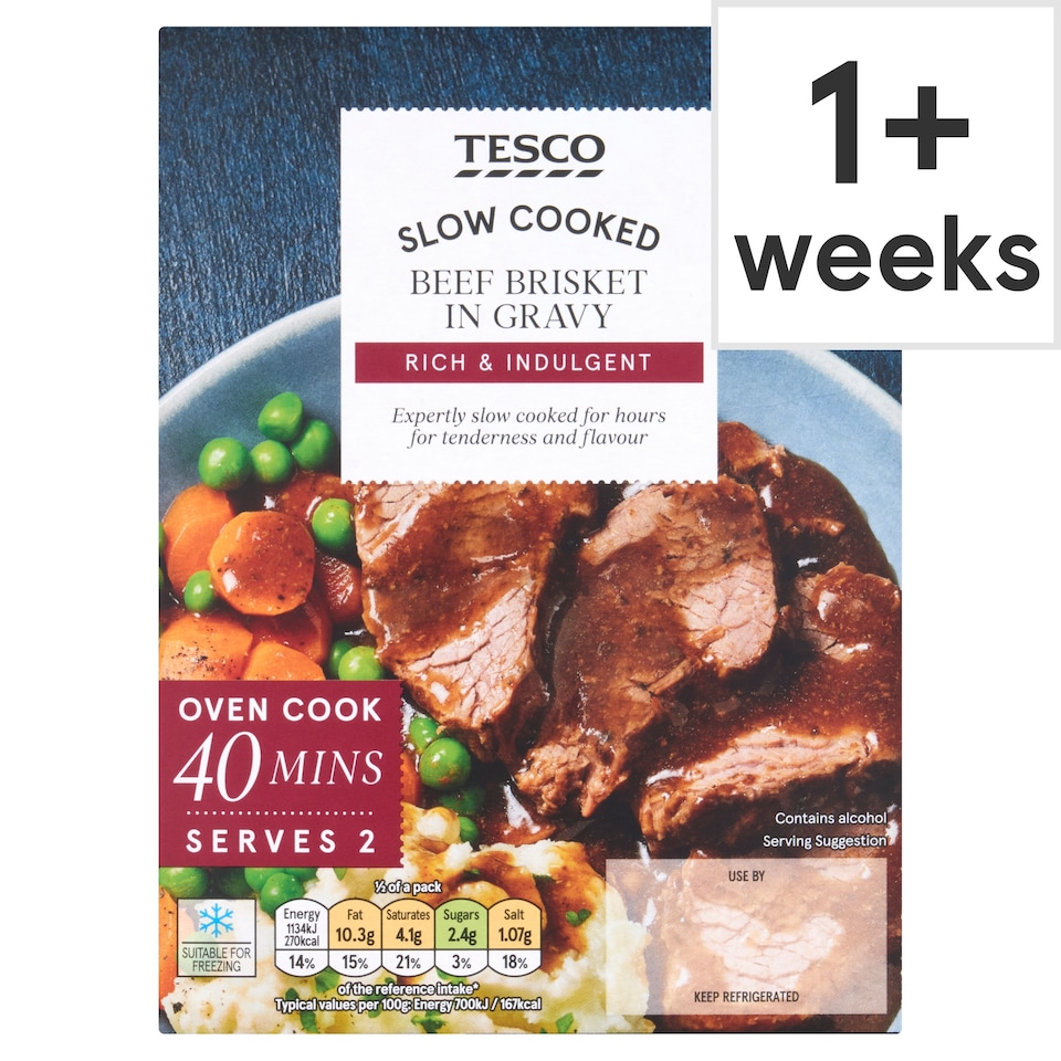 Tesco Beef Brisket in Gravy 380g