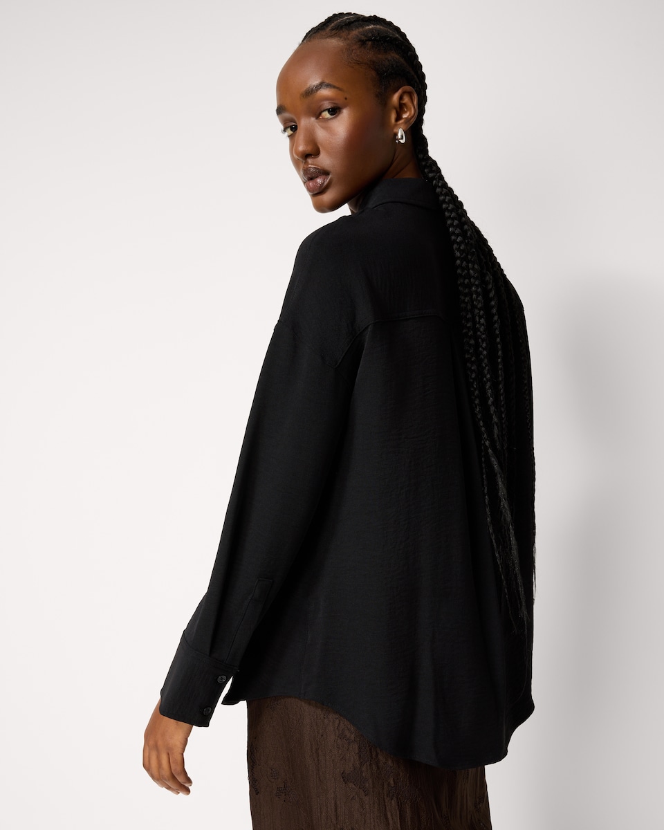 image 1 of F&F Long Sleeved Shirt in Black