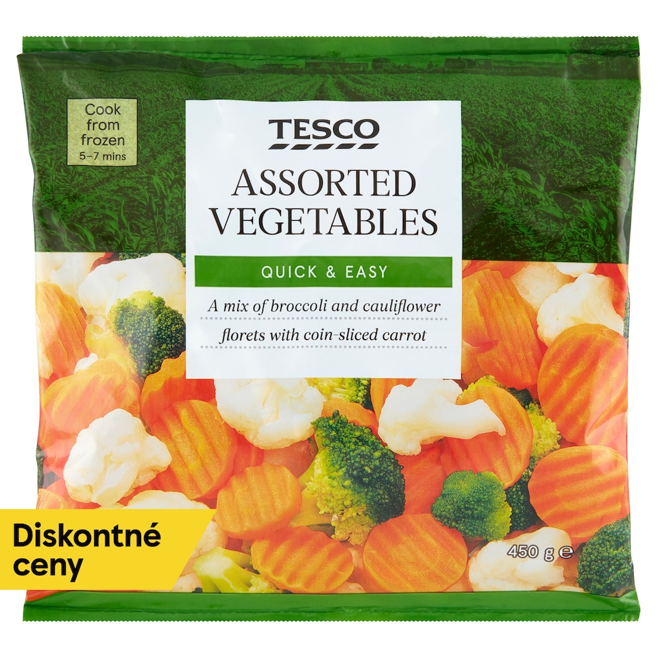 Tesco Assorted Vegetables 450 g