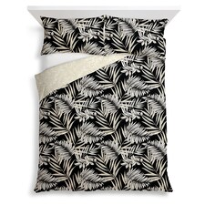 F&F Home Bedding Materialistic Palm Duvet Set King