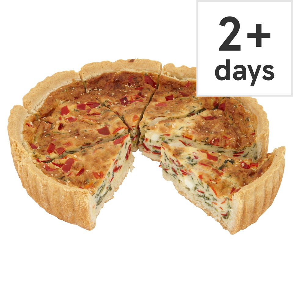 Counter Tesco Large Feta,Spinach And Pepper Quiche 1 Slice