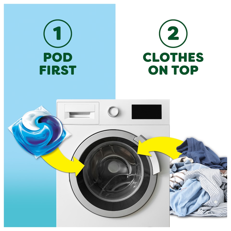 image 1 of Fairy Non Bio Platinum Washing Pods Extra Stain Removal 30 Washes 747g