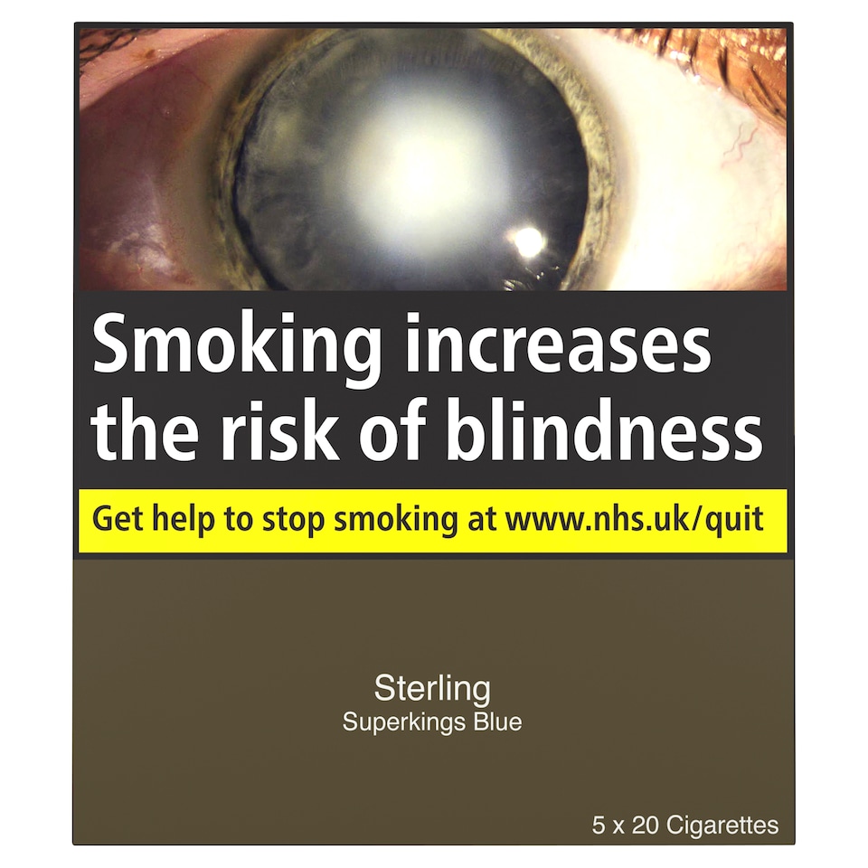 Sterling Superkings Blue Cigarettes 5 x 20 Pack