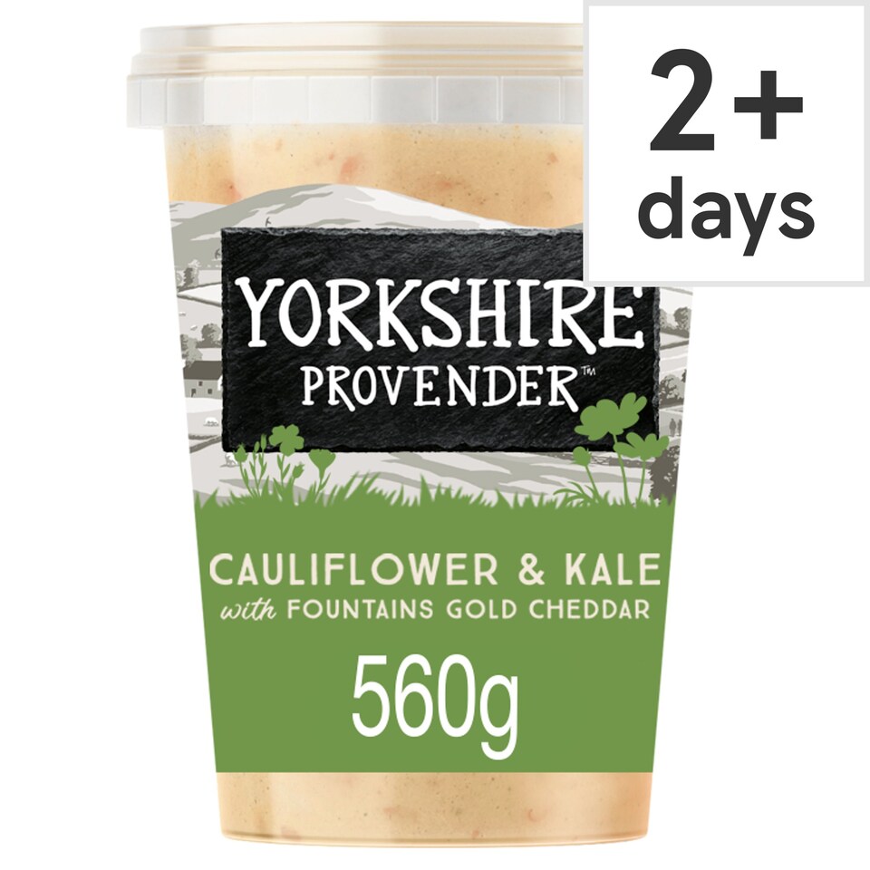 Yorkshire Provender Caili Kale & Fountains Gold Cheddar 560G Tesco