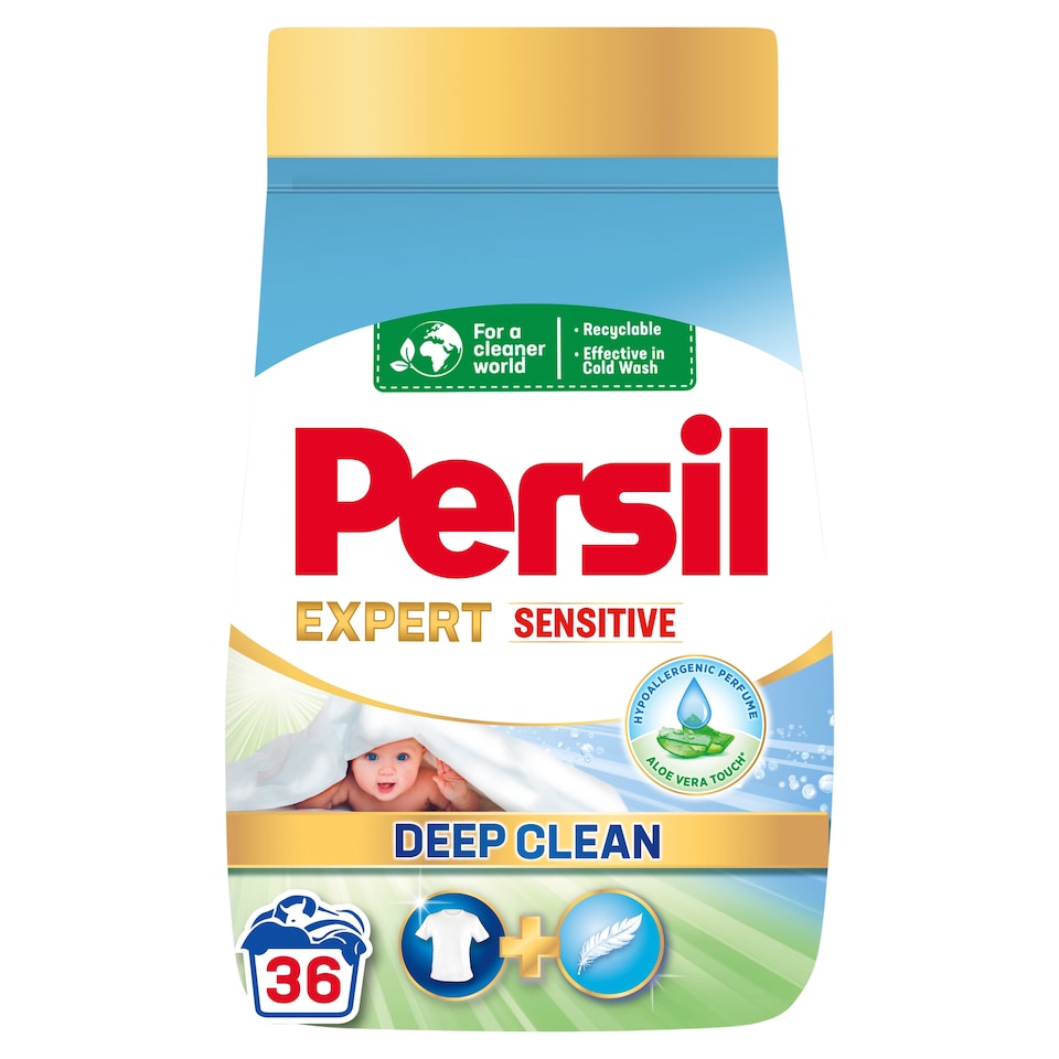 image 1 of Persil Deep Clean Expert Sensitive Laundry Detergent 36 Washes 1.98 kg