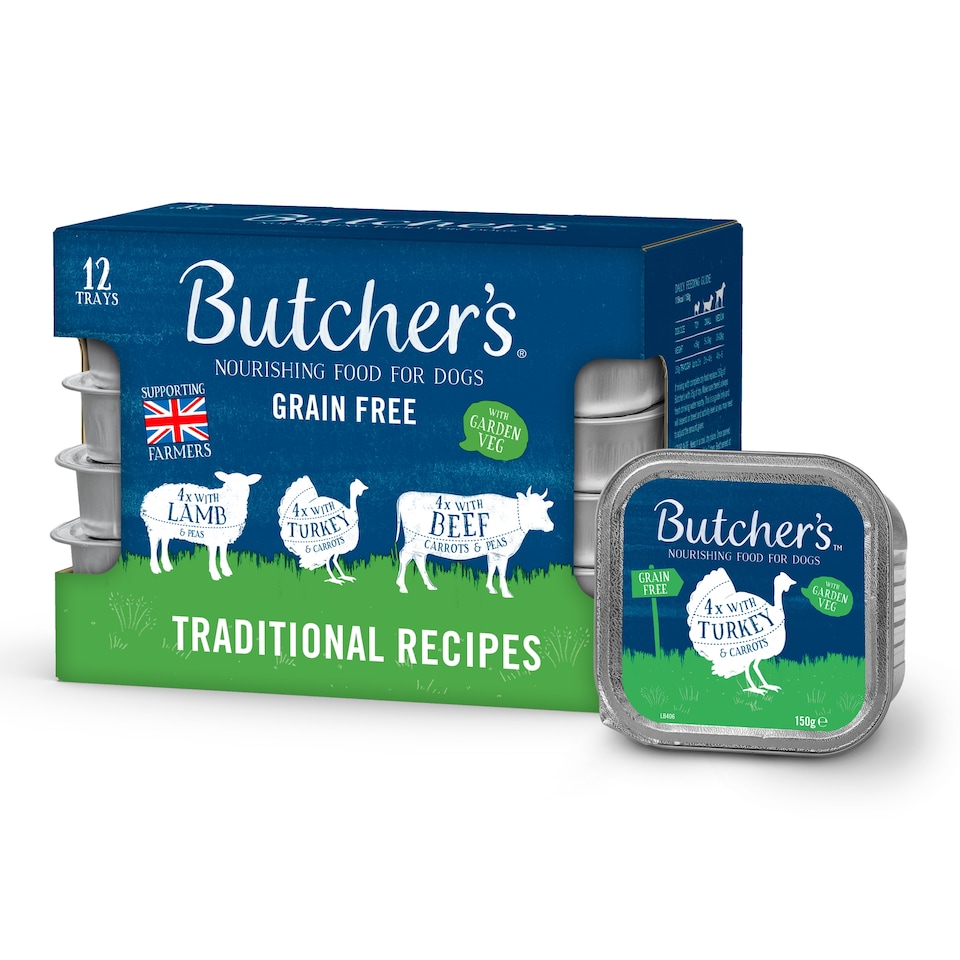 image 1 of Butchers Traditional Recipe 12X150g Foiltray