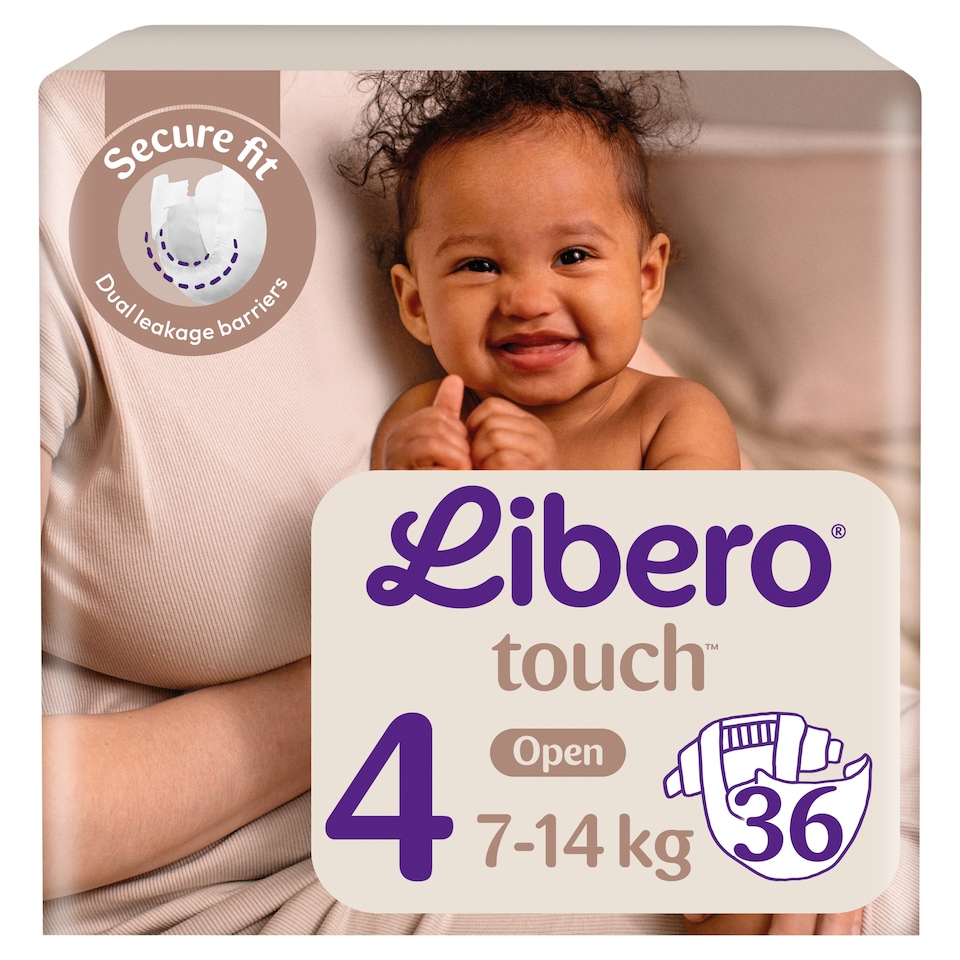 image 1 of Libero Touch Nappies, Size: 4, 7-14 kg, 36 pcs