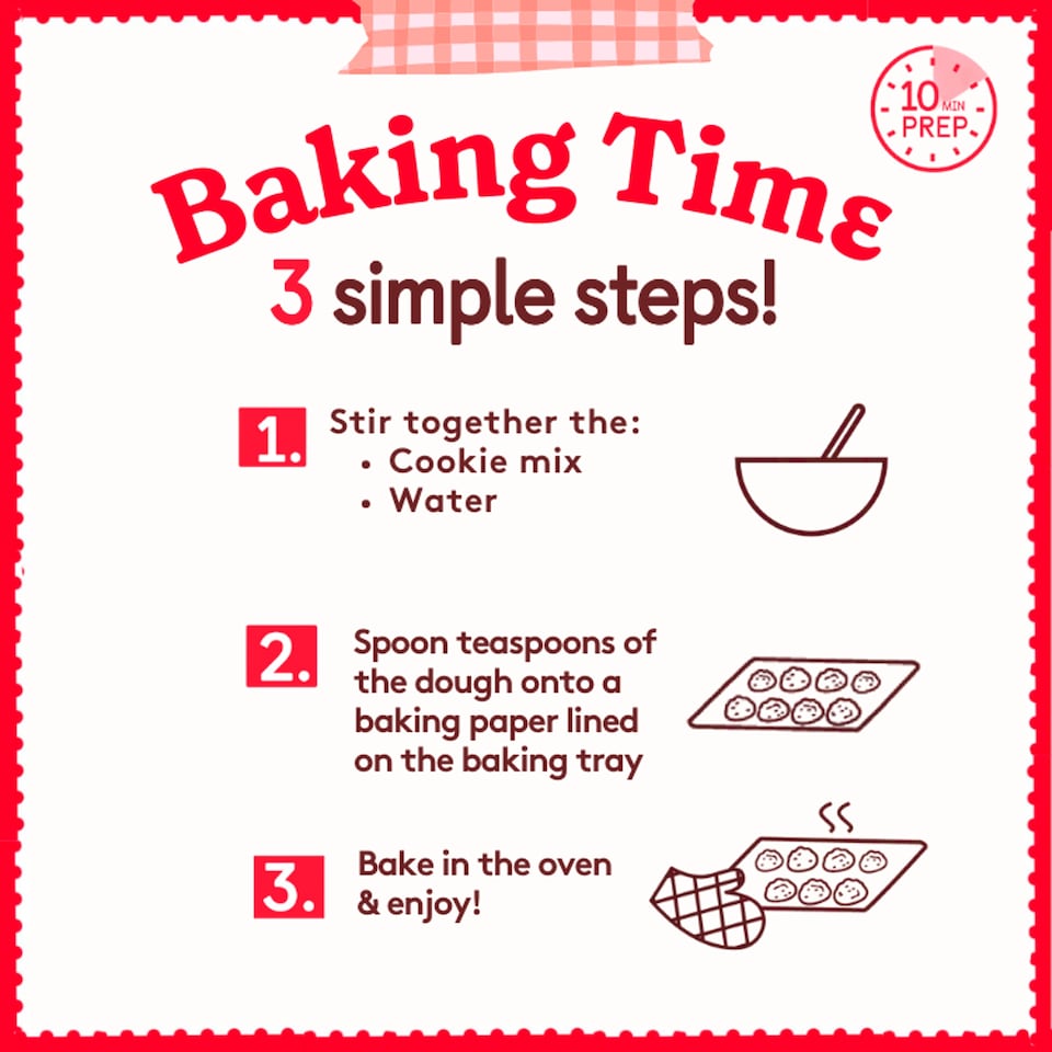 image 1 of Betty Crocker Chocolate Chip Cookie Mix 200G