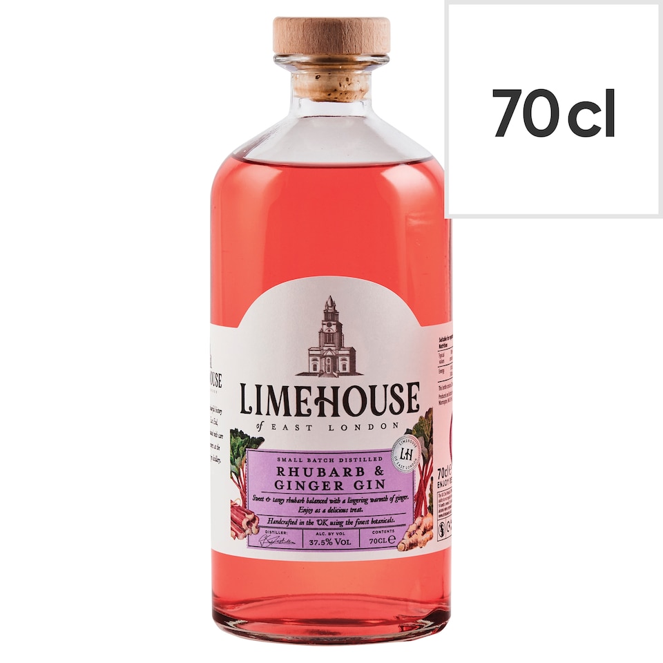 Limehouse Rhubarb & Ginger Gin 70Cl