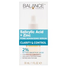 Balance Active 2% Salicylic Acid & Zinc Pore Minimising Serum 30ml