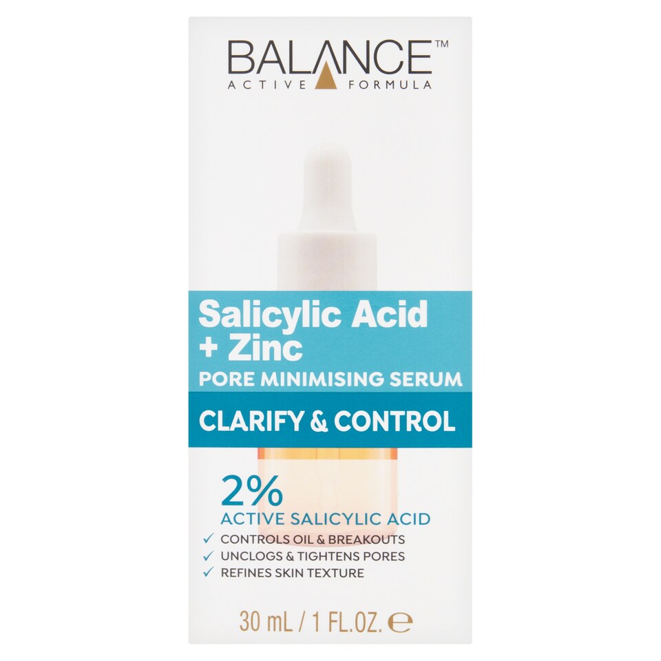 Balance Active 2% Salicylic Acid & Zinc Pore Minimising Serum 30ml