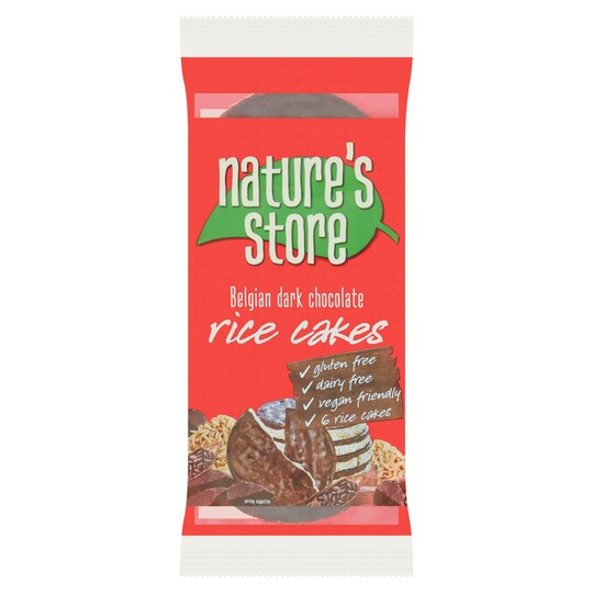 Natures Store Dark Chocolate Rice Cakes 100G Tesco Groceries
