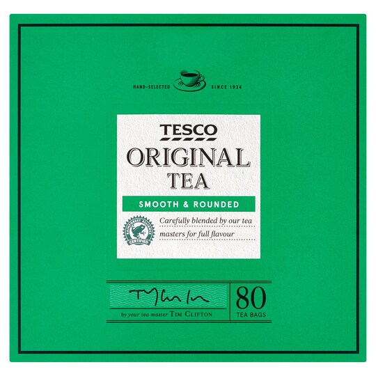 Tesco Original Tea 80'S 250G Tesco Groceries