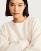 image 1 of F&F Towelling Long Sleeved Pyjama Top in Cream
