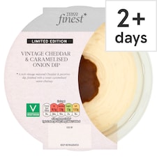 Tesco Finest Vintage Cheddar & Caramelised Onion Dip 160g