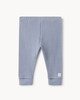 image 4 of F&F Baby 3-Pack Cotton Rich Printed Leggings in Blue