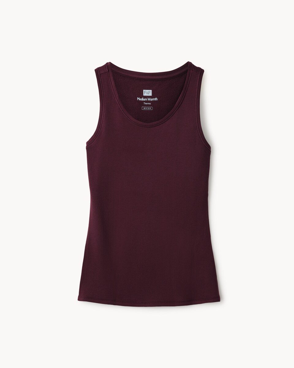 image 1 of F&F WARMPLUS™ Medium Warmth Thermal Vest in Purple