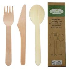 Wooden Mixed Cutlery 18 Pack