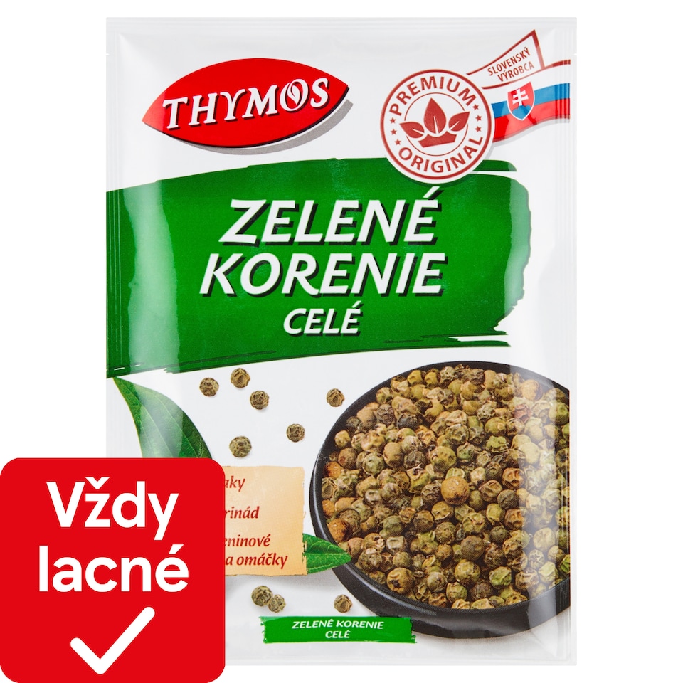 Thymos Zelené korenie celé 12 g