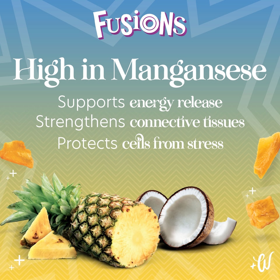 image 1 of Whitworths Fusions Coconut Pineapple 80G