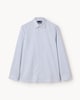 image 4 of F&F Pure Cotton Striped Slim Fit Shirt in Multi White