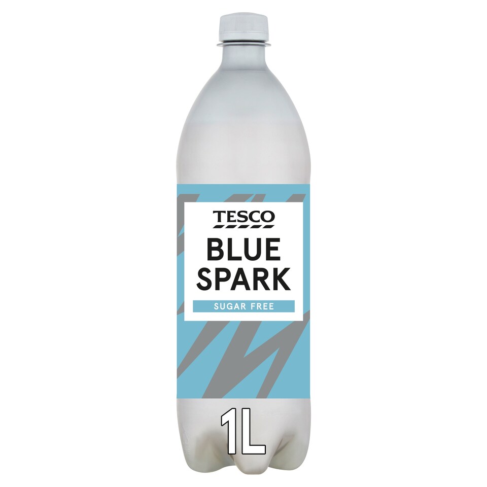Tesco Blue Spark Sugar Free Energy Drink 1L