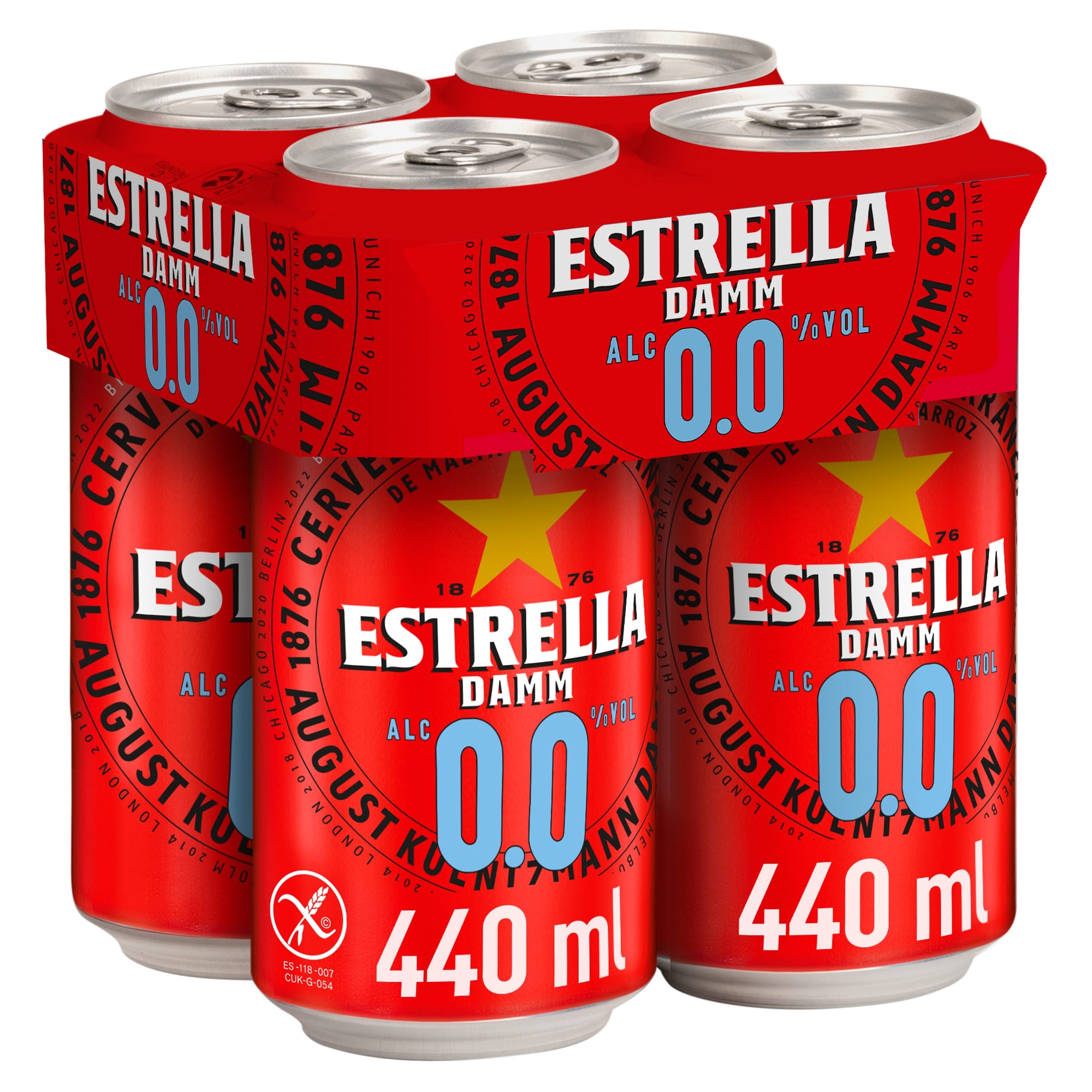 Estrella Damm Alcohol Free Beer 4x440ml