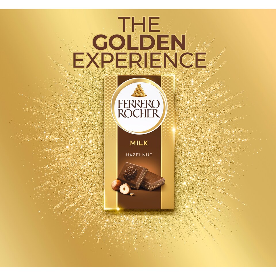 image 1 of Ferrero Rocher Original Milk Chocolate Bar 90G