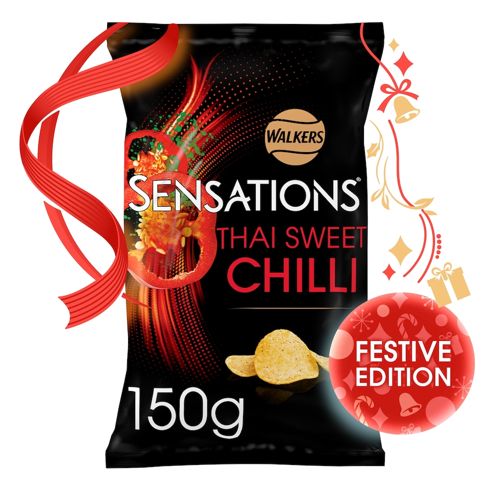 image 1 of Walkers Sensations Crisps - Thai Sweet Chilli 150g