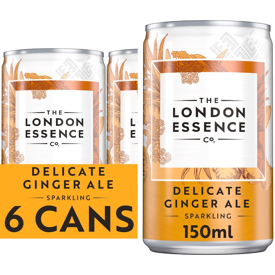 image 1 of London Essence Delicate Ginger Ale 6 X 150Ml