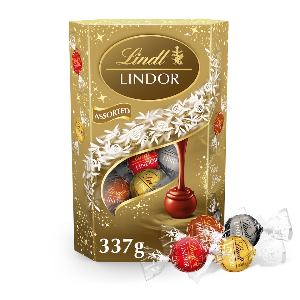 image 1 of Lindt Lindor Assorted Chocolate Truffles 337g