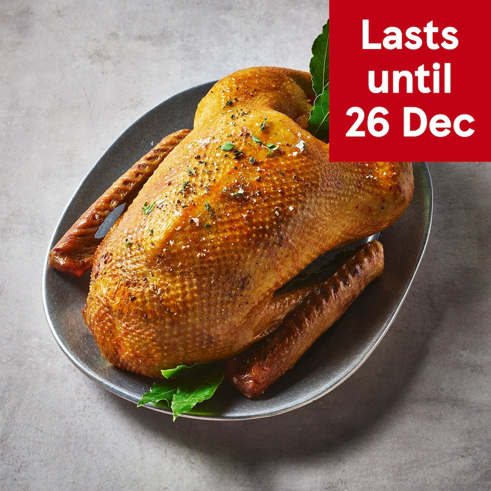image 1 of 50. Tesco Finest Free Range Medium Goose 4-6kg (Serves 8-12)