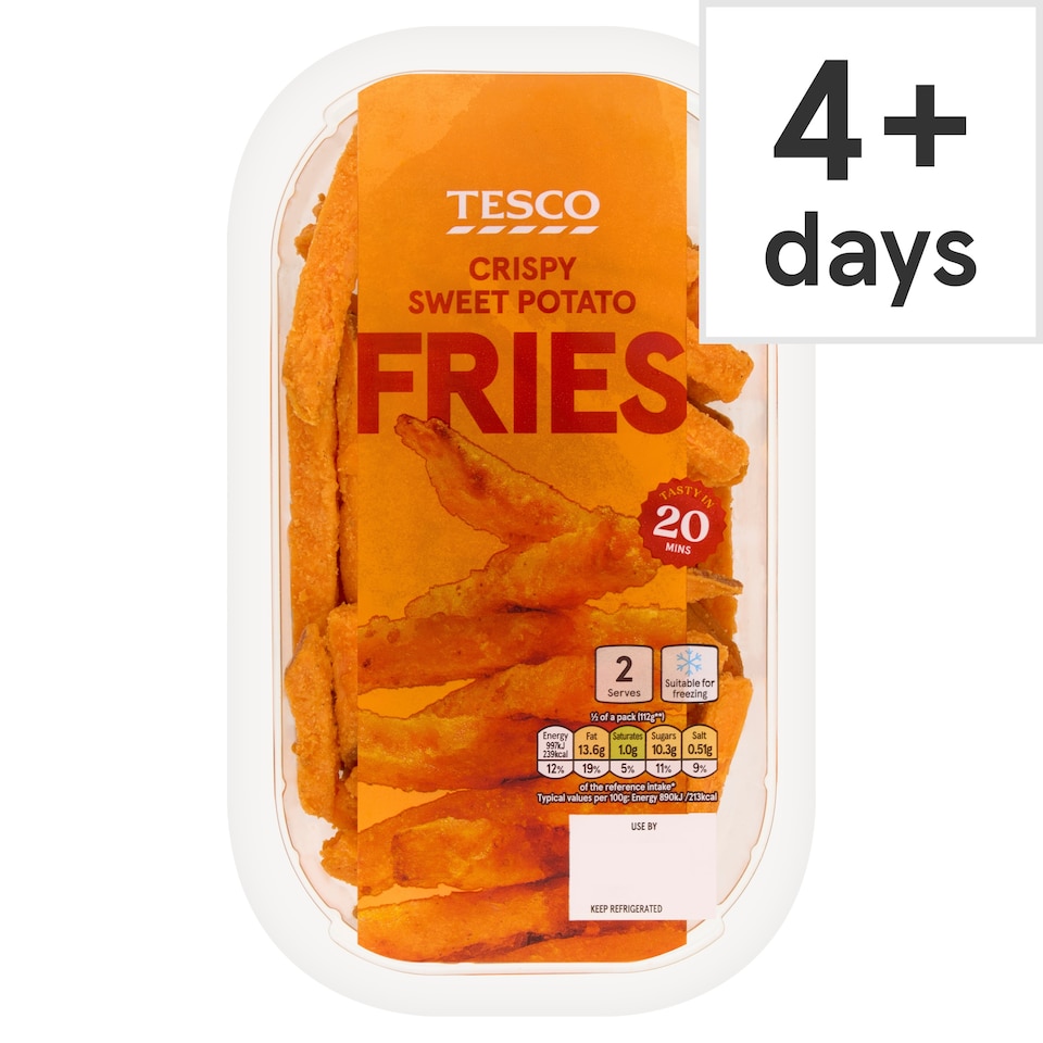Tesco Crispy Sweet Potato Fries 300G