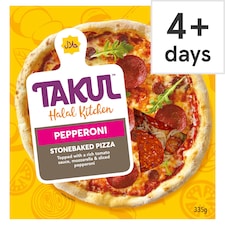 Takul Halal Pepperoni Stonebake Pizza 335G