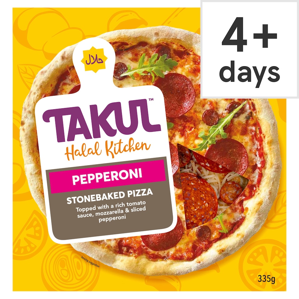 Takul Halal Pepperoni Stonebake Pizza 335G