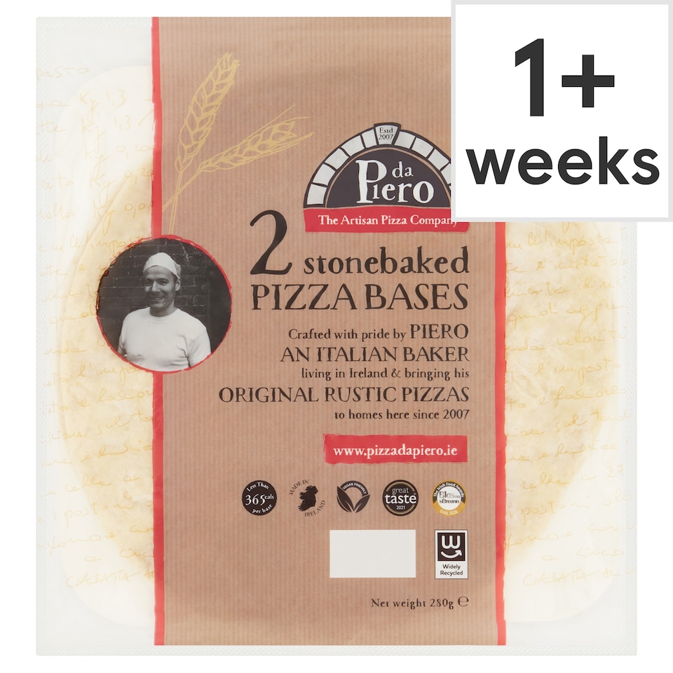 Pizza Da Piero Fresh Pizza Base 280G