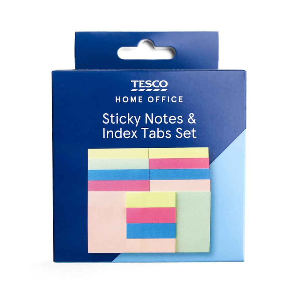 Tesco Sticky Notes And Index Tabs