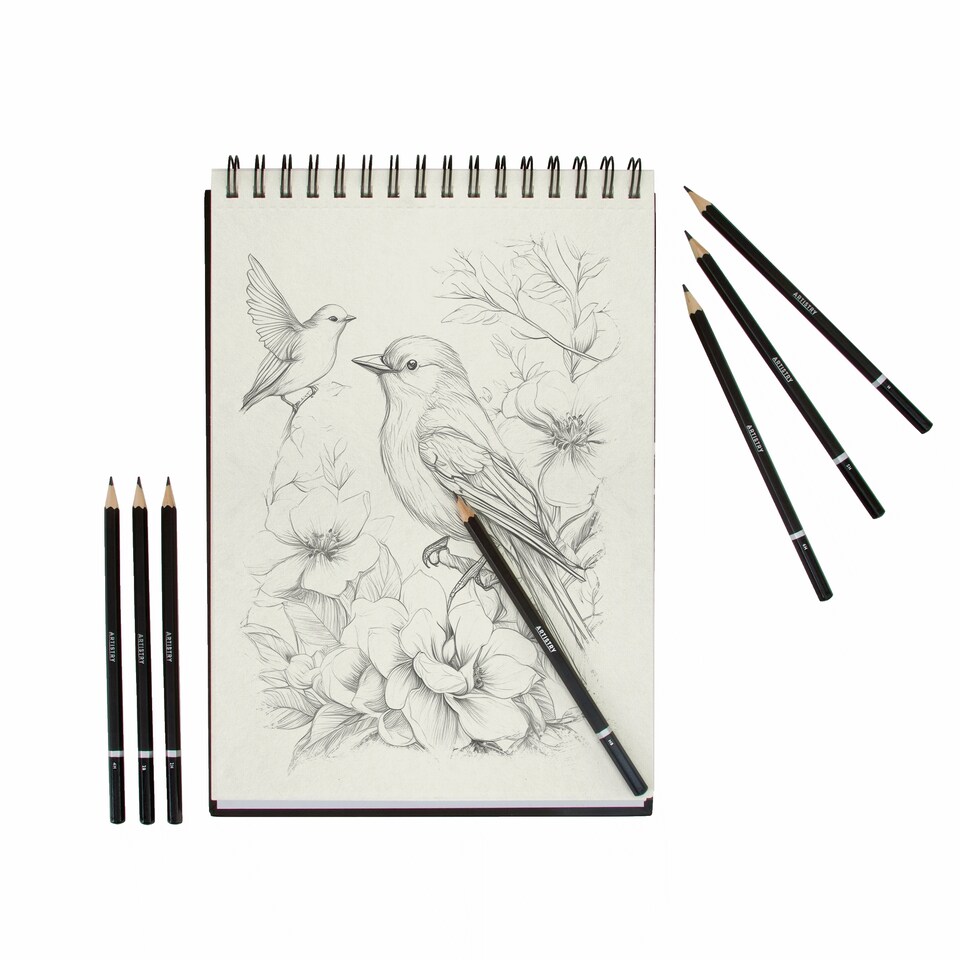 image 1 of Artistry A4 Sketch Pad 60 Sheets