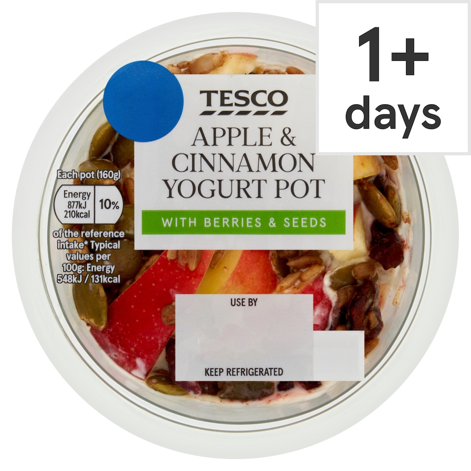 Tesco Apple & Cinnamon Yogurt Pot 160g