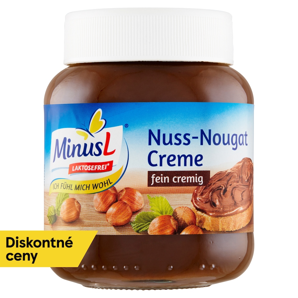 image 1 of MinusL Hazelnut-Nougat Cream Lactose Free 400 g