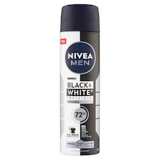 Nivea Men Black & White Invisible Original Sprej antiperspirant 150 ml