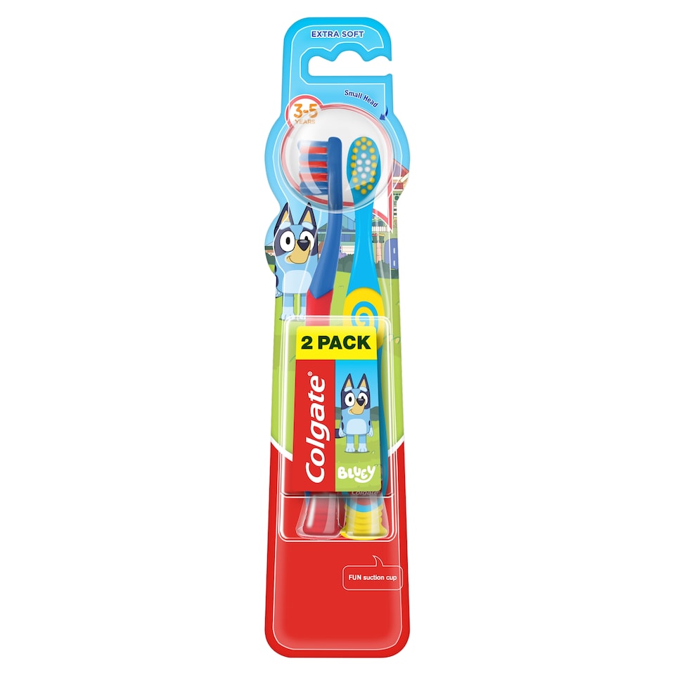 Obrázek 1 pro produkt <p>Dětský zubní kartáček Colgate Kids Bluey 3-5 let 2ks</p>
<p> </p>
<p> </p>