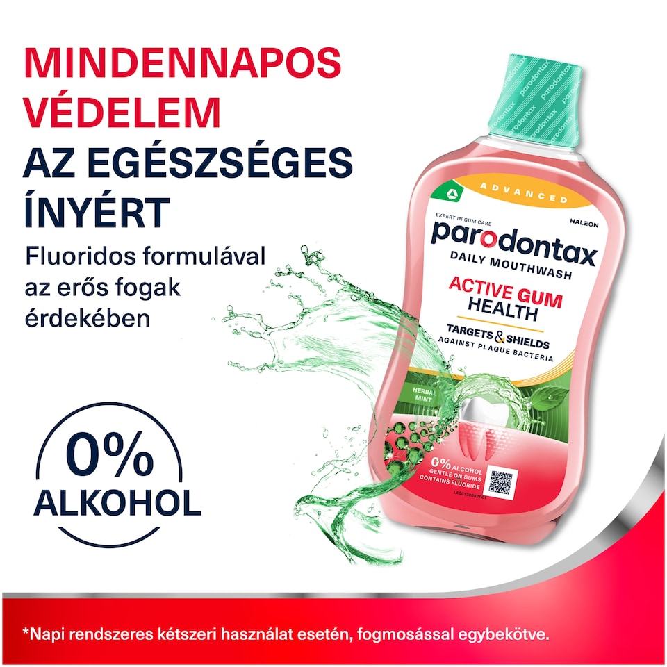 Parodontax Active Gum Health szájvíz 500 ml  1. kép