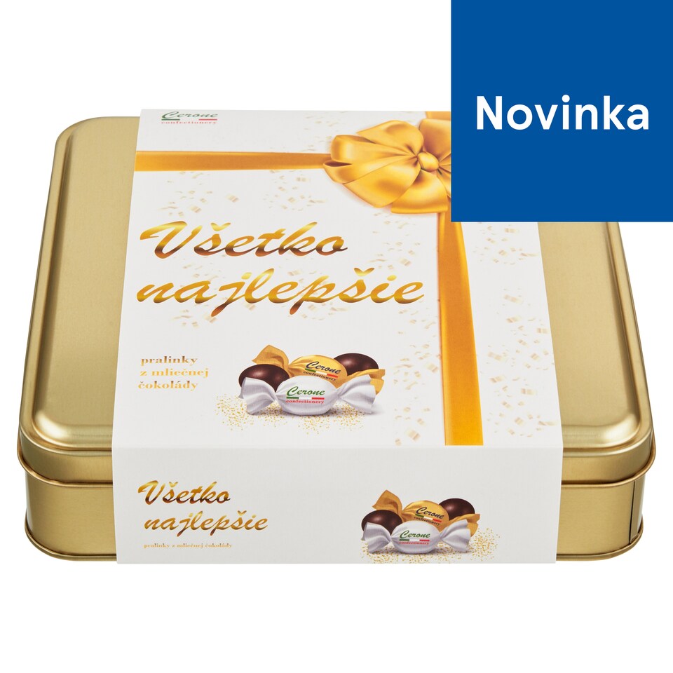 obrázok 1 z Cerone Všetko najlepšie pralinky z mliečnej čokolády 200 g